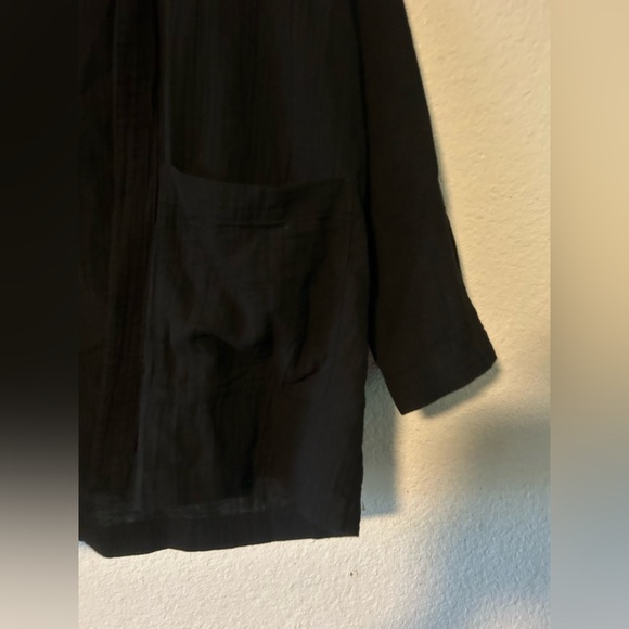 Eileen Fisher Women’s Oversized Cotton Open Front Cardigan Small Lagenlook - Picture 4 of 11